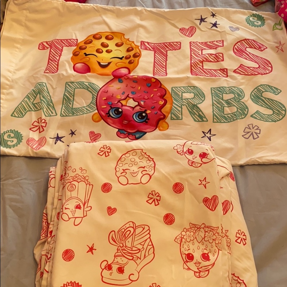 Shopkins sheet set
